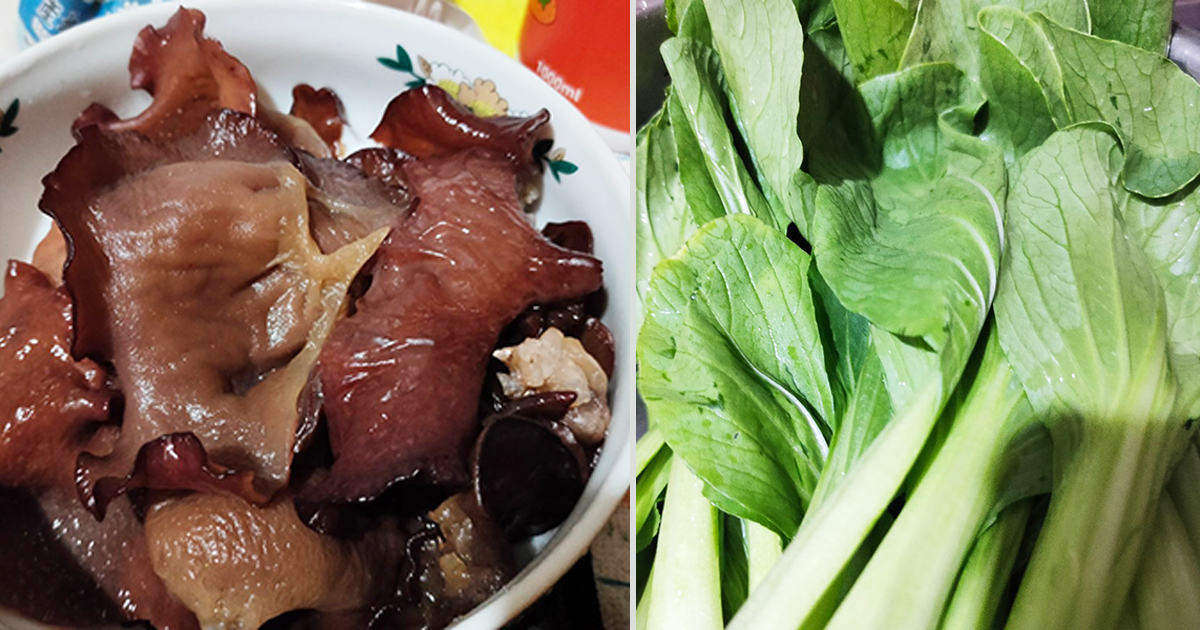 老協珍-TOMMI-湯米雞白湯拉麵-添加自己喜歡的料-木耳和青江菜